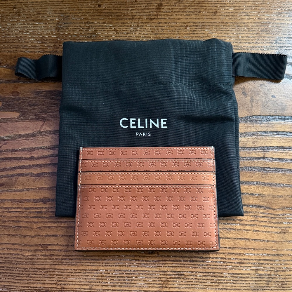 RARE🔥CELINE TRIOMPHE CARDHOLDER - Picture 4 of 7